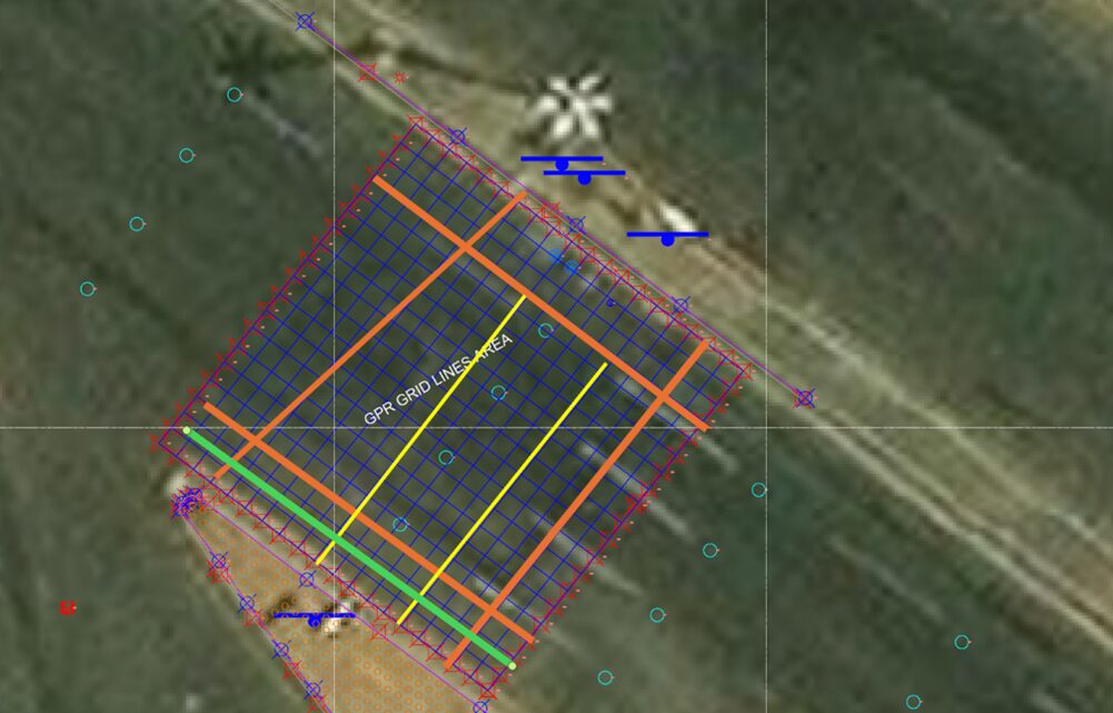 Mapping Subsurface Utilities in Complex Urban Settings GPR data of the Pilot site.